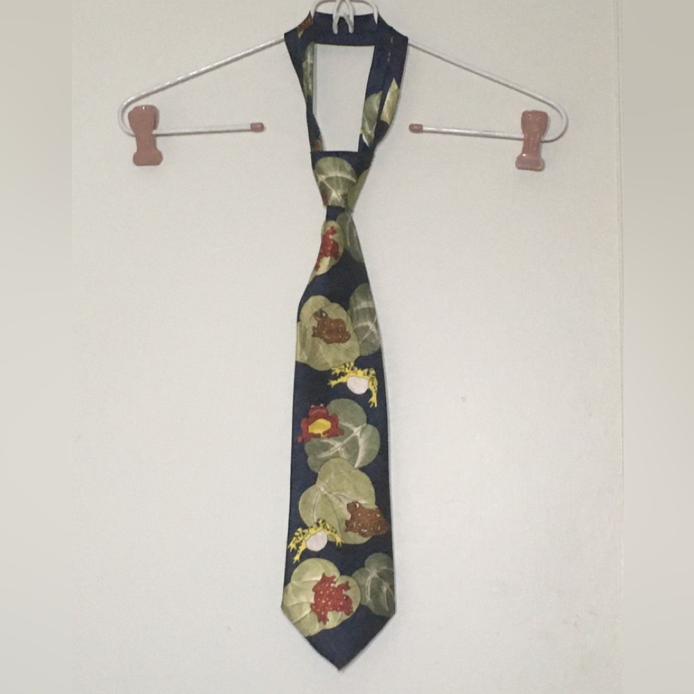 Vintage Frog Tie